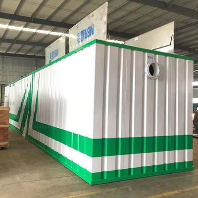 acheter PLC de commande électrique automatique  Package Mbbr intégré en acier inoxydable en conteneurs Usine de traitement des eaux usées domestiques et industrielles fabrication en ligne