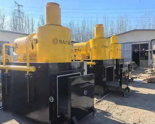 acheter Incinérateur de déchets hospitaliers de capacité 15 kg-10 t par lot, avec revêtement réfractaire double paroi et garantie d'un an online manufacture