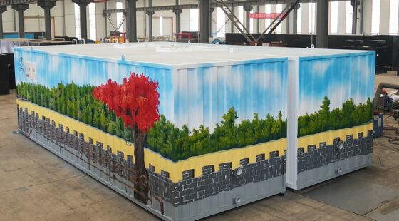 acheter Usine MBBR écologique avec tension personnalisée et capacité de 10m3-1000m3/jour pour une réduction de 95% de DCOcr et de DBO5 fabrication en ligne