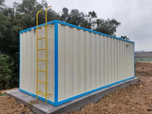 acheter Station d'épuration MBBR conteneurisée avec une capacité de 1 à 100 000 m³/jour et traitement biologique, chimique et physique fabrication en ligne