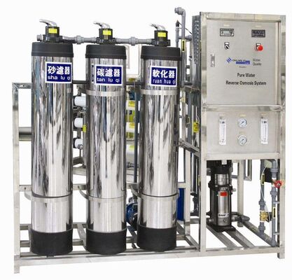 acheter Purificateur d'eau automatique de 500 L/heure RO avec pré-traitement à 3 réservoirs pour un système commercial de traitement de l'eau fabrication en ligne