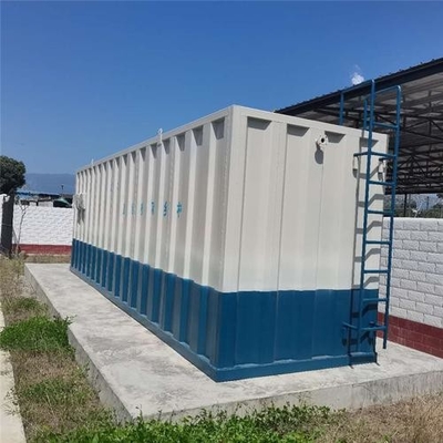 Système de traitement de l'eau mobile en conteneurs Usine de traitement automatique des eaux usées industrielles