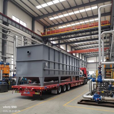 Système de traitement des eaux usées en acier au carbone personnalisé avec élimination des polluants de 95 à 99% pour les eaux usées industrielles