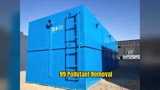 Système d'élimination des polluants à 99 % pour le traitement des eaux usées