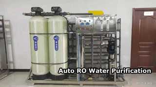 Système d'eau RO à contrôle automatique en acier inoxydable