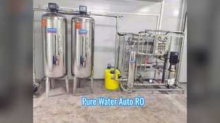 Acier inoxydable de filtration automatique de l'eau pure RO